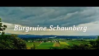 Burgruine Schaunberg gefilmt mit dji mavic mini und osmo x3 und m3