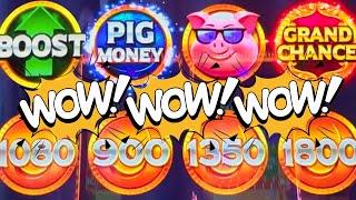 PIG A PRIZE WAS PORKTASTIC!!!  GRAND CHANCE!! YO HO HOG (ZHAO CAI ZHU) Slot Machine (IGT)