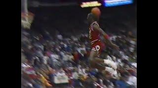 Michael Jordan's Winning Free Throw Line Dunk (Missed First Attempt Included - 1988)