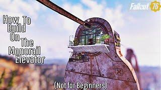 Fallout 76 Camp Tutorial | Build on the Monorail | Build Without Foundations // Sky Camp // Guide