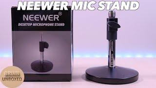 Neewer Desktop Mic Stand - Unboxing & Review