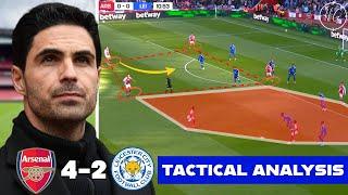 How Arteta Just Set Arsenal FREE: Arsenal 4-2 Leicester Tactical Analysis