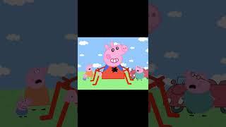 Oh No!  Zombie Spider Peppa Pig Attacked Peppa's Family!!! #peppapig #peppa #animation