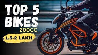 TOP 5 200CC BIKE IN INDIA |2025 | BEST BIKES TO BUY NOW