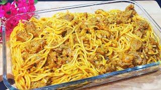 খাসির  মাংস দিয়ে পাস্তা রেসিপি || khashi mangsho diye pasta recipe || Billkiss easy recipes