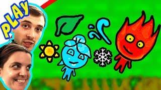 БолтушкА, ПРоХоДиМеЦ и НОВЫЙ Мир ОГНЯ и ВОДЫ! #254 - игра Огонь и Вода 5