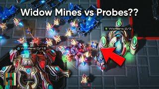 Massive Widow Mine DMG?! - Starcraft 2 - LAGTV