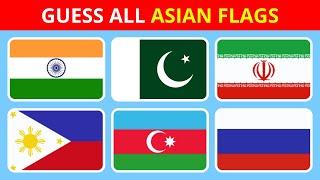 Can You Guess the Flag of All 49 Asian Countries?