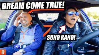 DRIVING an EVO VIII with Sung Kang (Han) from Fast and Furious!