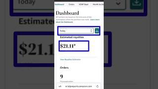 Amazon KDP Earning #kdp