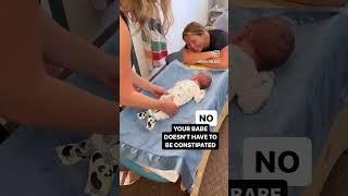 Constipated baby? Do this! #chiropractic #babycare #constipation #adjustment