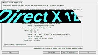 How To enable directx 12 on Windows 10\11 computer