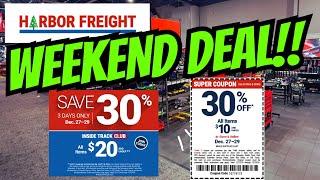 Harbor Freight Tools Deal 30% OFF All Items Less than $20