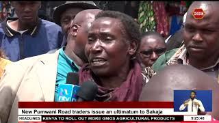 New Pumwani Road market traders are putting Governor Johnson Sakaja on notice over corruption