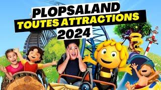 Toutes les ATTRACTIONS PLOPSALAND [2024]