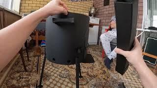 Печь для казана. Распаковка и обзор печи с озона.