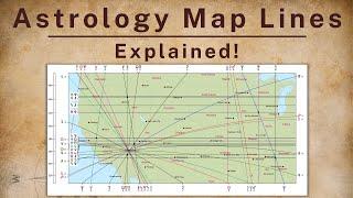 Astrology Map Lines Explained - Angle Lines, Parans, and Local Space Lines in Astrocartography