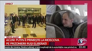 Imagini cu prizonierii schimbați de Rusia și Occident