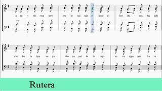 Ndasabagizwa by Christophe Gatete perf. Puer C.  Muhato - Official Music Score with Lyrics