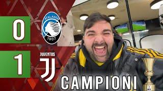 CAMPIONI ️ ATALANTA 0-1 JUVENTUS | REACTION DALLO STADIO OLIMPICO