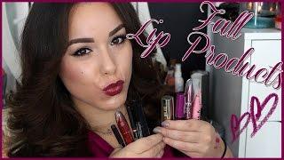 Favorite Fall Lip Products & Lip Swatches  SuperAshley127