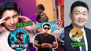 Mentorx FF reacts to NonstopGaming  || Free Fire India is Here | Gyan Gaming Discharge ️
