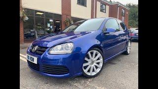 2007 VW Golf R32 DSG, Deep Blue Pearl, massive history folder, stunning £9995