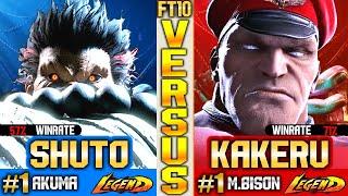 SF6 [FT10] M.Bison (Kakeru Vs Shuto) Akuma ▰ High Level