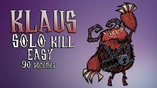 Klaus Easy Solo Kill [No damage] | Don't Starve Together | Легкое соло убийство Клауса в DST