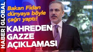 Hakan Fidan'dan Kahreden Gazze Açıklaması! "Felaketin Habercisi" Diyerek Duyurdu