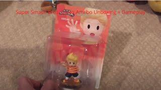 Super Smash Bros Lucas Amiibo Unboxing + Gameplay