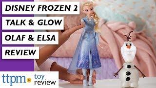 Disney Frozen 2 Talk & Glow Olaf & Elsa from Hasbro