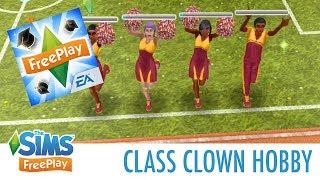 CLASS CLOWN HOBBY WALKTHROUGH | The Sims FreePlay (Downtown High Update)