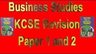 Full Paper | Business Studies Paper 1 Revision Q&A | Business Studies Form 2 Revision | KCSE 2022