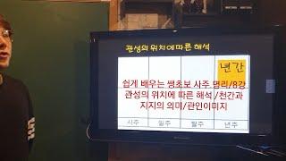 쉽게 배우는 쌩초보 사주.명리/8강 관성의 위치에 따른 해석/천간과 지지의 의미