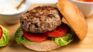 Greek-Style Lamb Burger Recipe