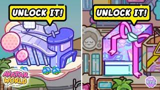  UNLOCK CONCERT ARENA & JEWELRY SHOP  | NEW SECRETS HACKS BUGS IN AVATAR WORLD PAZU 