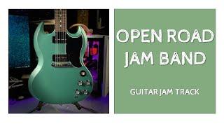 Open Road Jamband Guitar Backing Track in A Major