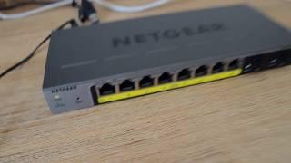 Netgear Poe smart managed network switch review (GS110TP)