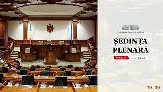 Ședința Parlamentului Republicii Moldova din 19 decembrie 2024