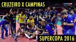 Cruzeiro x Campinas - Supercopa de Vôlei Masculino 2016