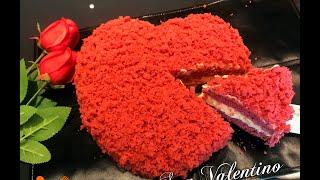 TORTA SPECIALE SAN VALENTINO: COME UNA MIMOSA IN ROSSO