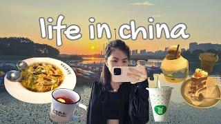 life in china | chinese sauerkraut fish restaurant, grocery shopping haul, indoor glamping cafe