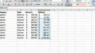 How to Make a Business Account Ledger in Excel : Advanced Microsoft Excel