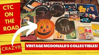 McDonald's Collecting On The Road: Rare Halloween Items, Super Mario Bros Happy Meal Signs and More!