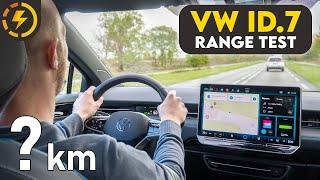 Volkswagen ID.7 Range Test | WLTP Range will be though...
