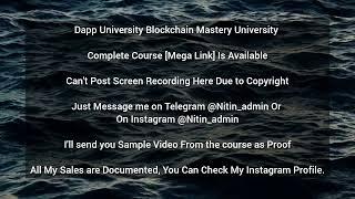 Dapp University Blockchain Mastery University