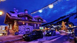 Inside The Most MAGICAL Ski Resort Village At Night