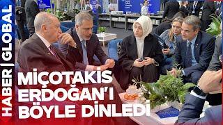 Miçotakis Erdoğan'ı Böyle Dinledi! Dünya Bu Görüntüleri Konuşuyor