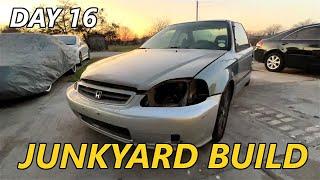 Building my Civic using ONLY junkyard parts! - EP. 16